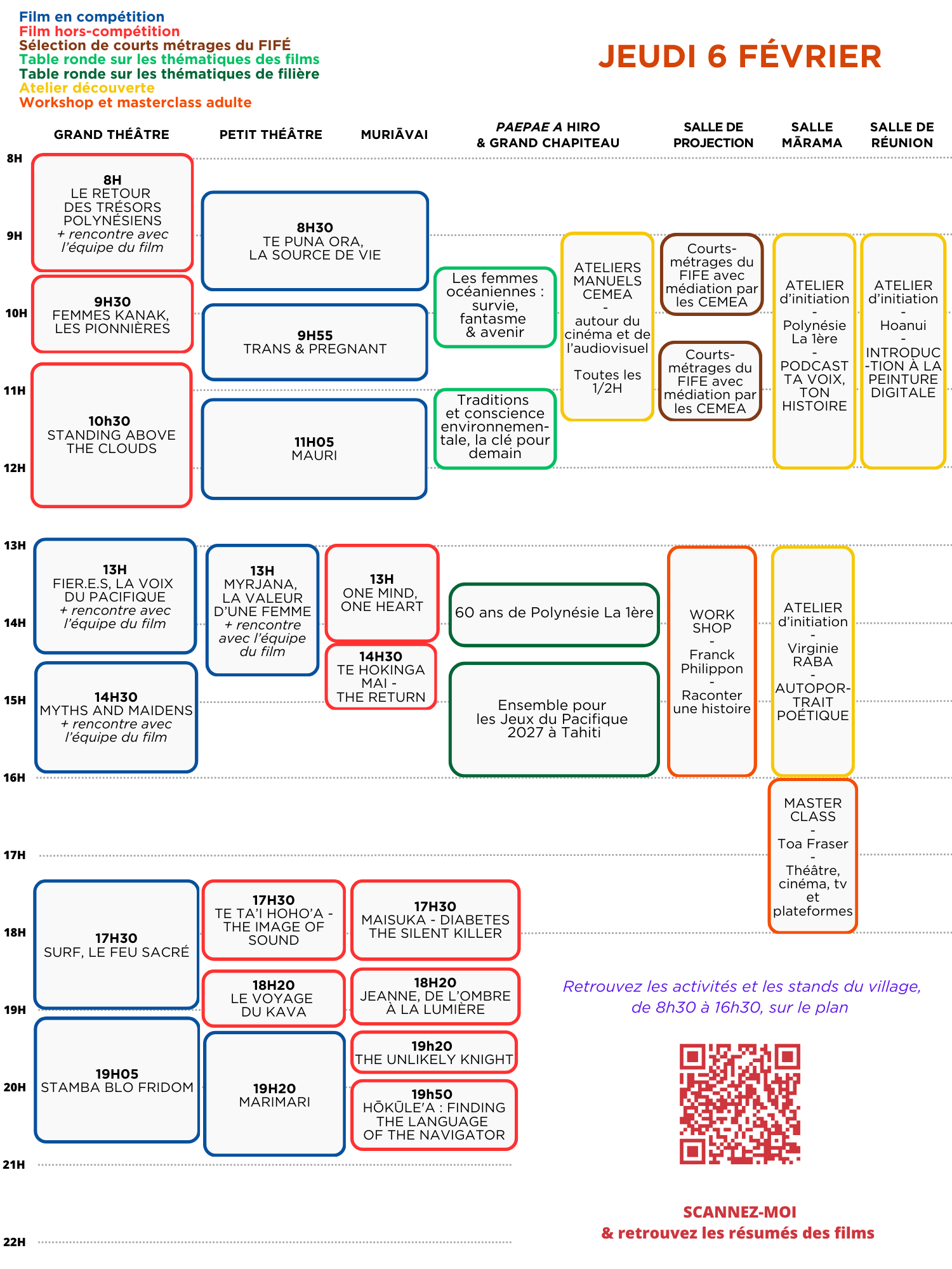 Programme du FIFO 2025